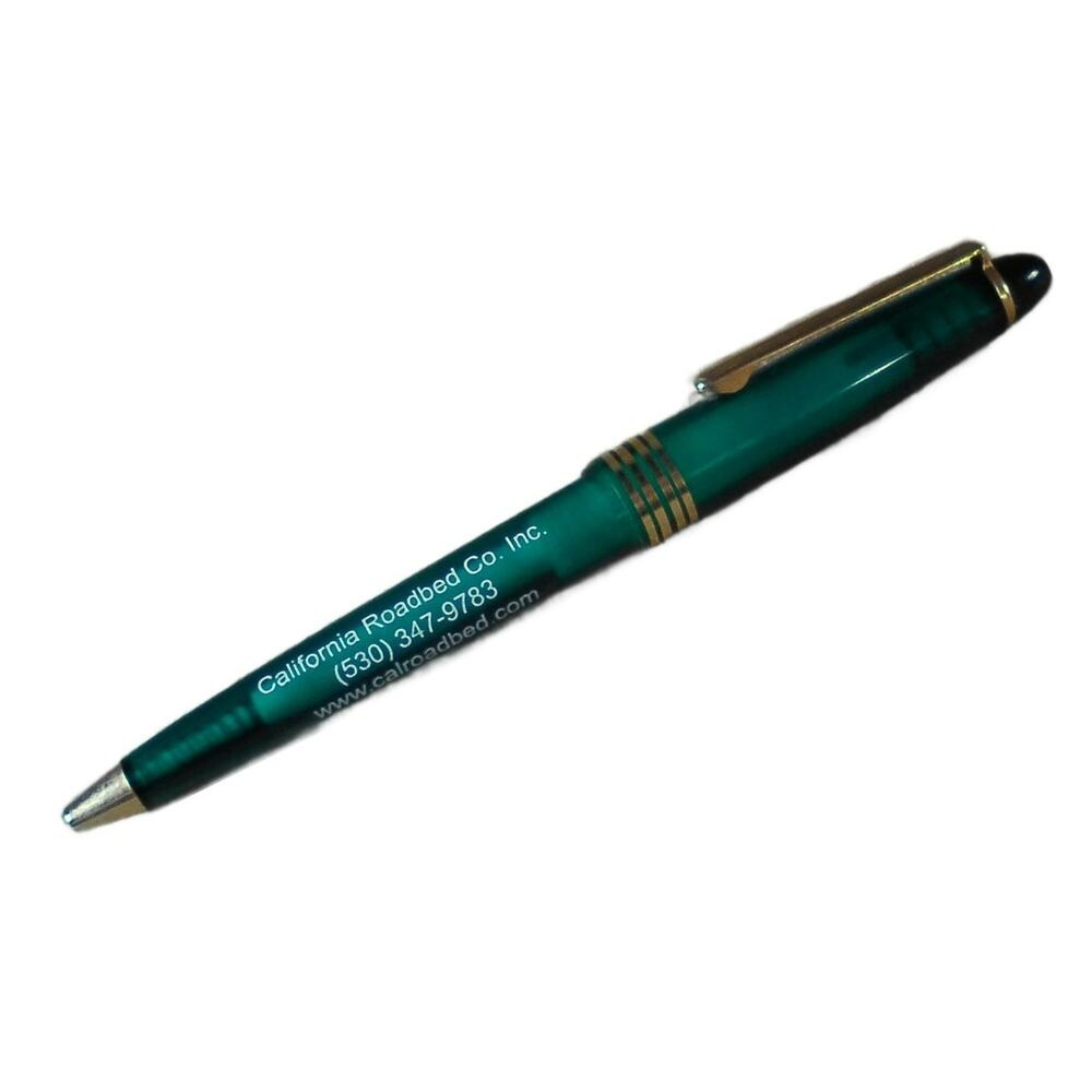 California Roadbed Co Advertising Pen Model Railroad Cottonwood CA Homabed